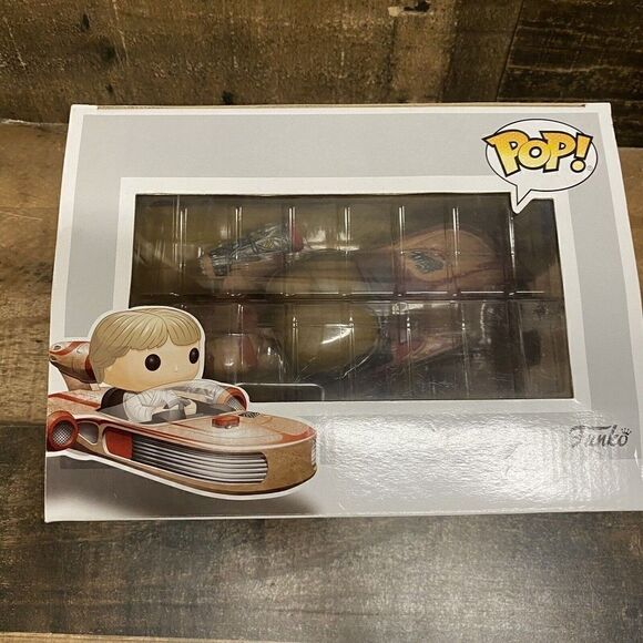 Funko Pop! Star Wars Luke Skywalker with Speeder #175 SMUGGLERS BOUNTY EXCLUSIVE - Picture 4 of 4